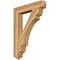 Ekena Millwork Olympic Arts & Crafts Rough Sawn Bracket, Western Red Cedar, 6"W x 36"D x 48"H BKT06X36X48OLY03RWR - alternate 1